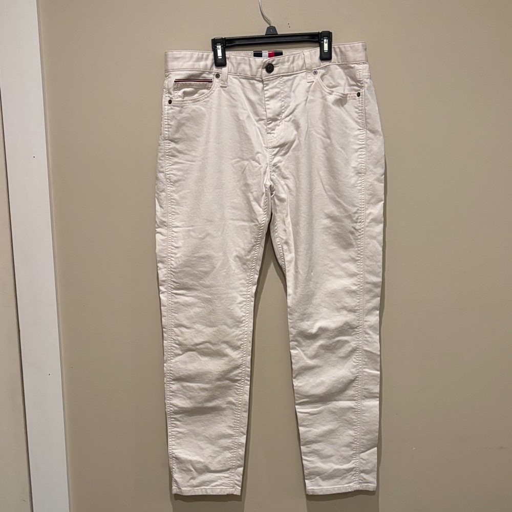Tommy Hilfiger Navy White Red Trim Logo Waistband